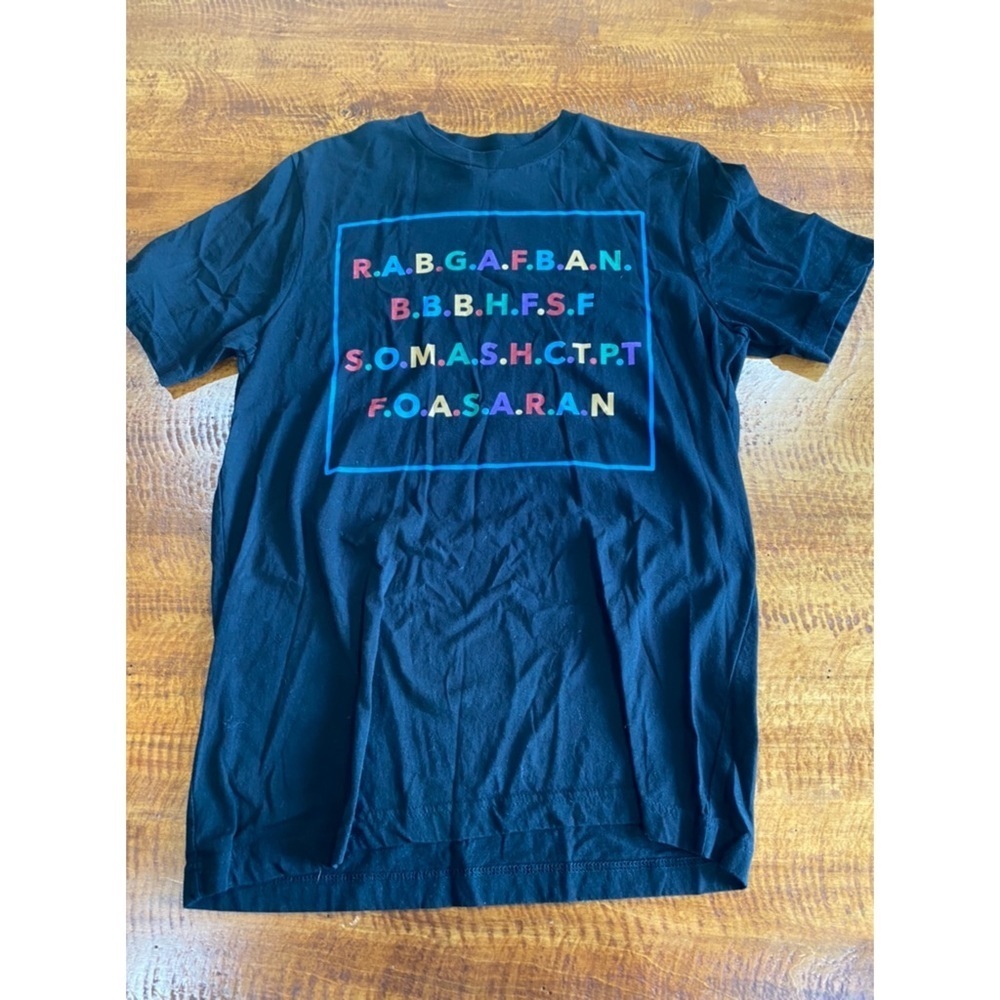 ⛱️Black Act Up City Girls R.A.B.G.A.F.B.A.N Graphic Tee - M